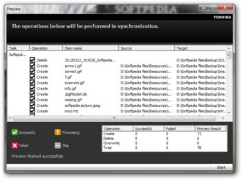 TOSHIBA Sync Utility screenshot 3