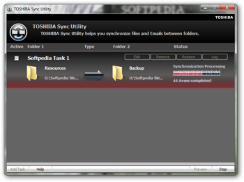 TOSHIBA Sync Utility screenshot 4