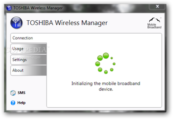 Toshiba Wireless Manager screenshot