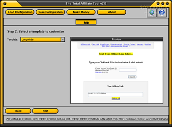 Total Affiliate Page Creator Tool screenshot 2