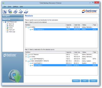 Total Backup Recovery Server screenshot 4