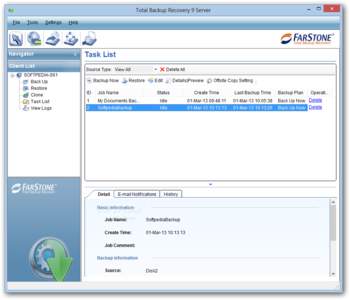 Total Backup Recovery Server screenshot 7