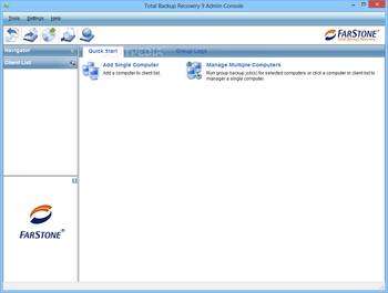Total Backup Recovery Suite for Storage screenshot