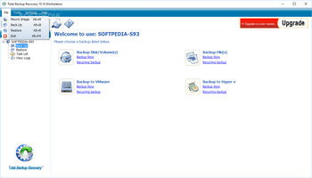 Total Backup Recovery Workstation screenshot 2