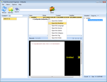 Total Document Organizer screenshot