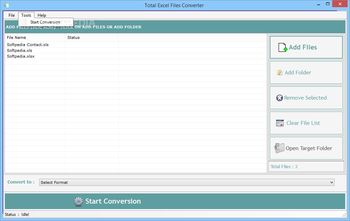 Total Excel Files Converter screenshot