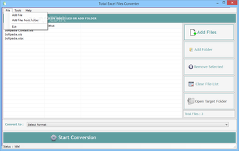 Total Excel Files Converter screenshot 2