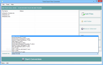 Total Excel Files Converter screenshot 3