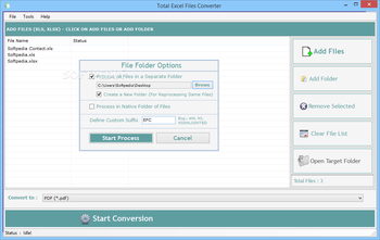 Total Excel Files Converter screenshot 4