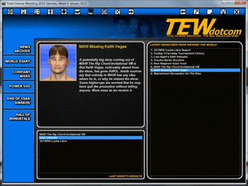 Total Extreme Wrestling 2013 screenshot