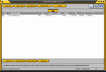 Total Link Analysis Program screenshot