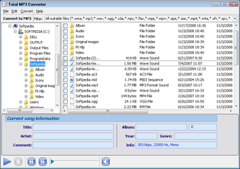 Total MP3 Converter screenshot