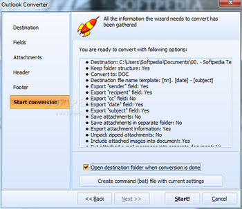 Total Outlook Converter screenshot 7