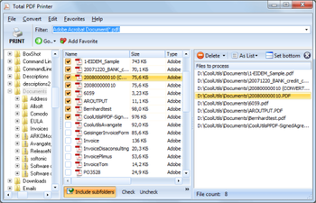 Total PDF Printer screenshot
