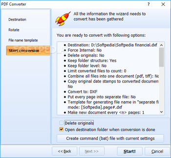Total PDF to DXF Converter screenshot 5