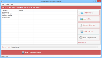 Total PowerPoint Files Converter screenshot