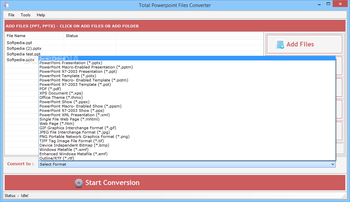 Total PowerPoint Files Converter screenshot 2