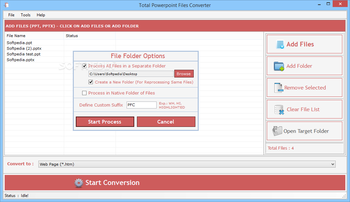 Total PowerPoint Files Converter screenshot 4