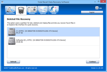 Total Recall Data Recovery Software screenshot 6