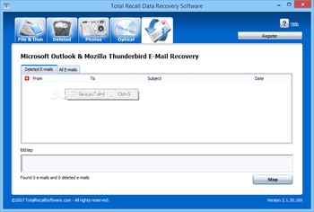 Total Recall Data Recovery Software screenshot 9