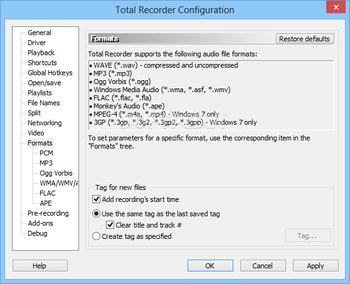 Total Recorder Developer Edition screenshot 24