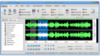 Total Recorder Editor 2009 screenshot