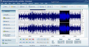 Total Recorder Editor 2009 screenshot 2