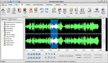 Total Recorder Editor screenshot