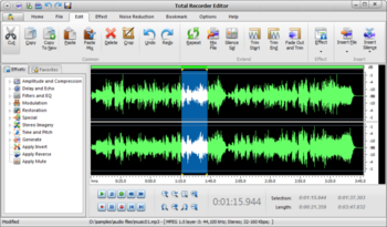 Total Recorder Editor screenshot
