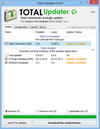 Total Updater screenshot