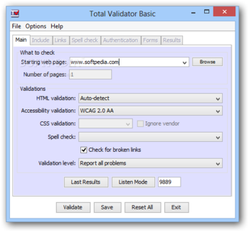 Total Validator Basic screenshot