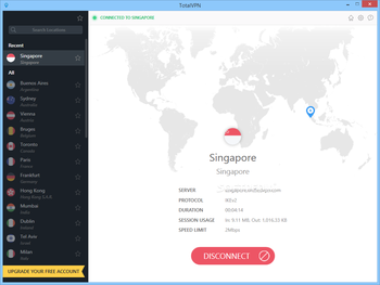 Total VPN screenshot