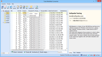 Total Webmail Converter screenshot