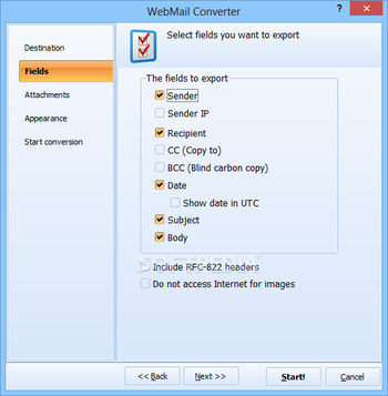 Total Webmail Converter screenshot 4