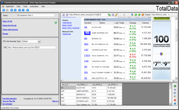 TotalData Web Data Extractor Enterprise screenshot