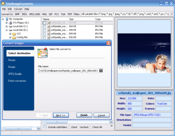 TotalImageConverter screenshot