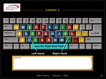 Touch Typing Course screenshot 3