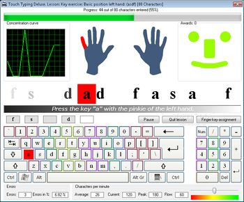 Touch Typing Deluxe screenshot 4