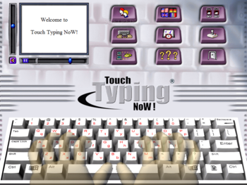 Touch Typing Now screenshot