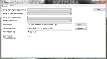 Touch2Pc Printer screenshot 2