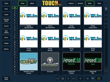 TouchJams screenshot