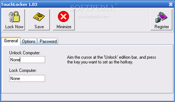 TouchLocker screenshot