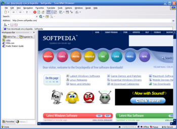 TouchNet Browser screenshot