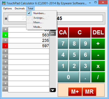 TouchPad Calculator screenshot 4