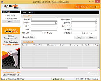 TouchPoint Lite screenshot