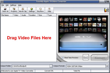 TouchUpSoft Apple TV Video Converter screenshot