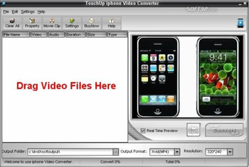 TouchUpSoft iphone Video Converter screenshot 3