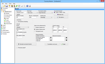 Tourney Master Professional screenshot 4