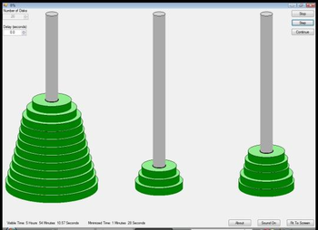 Towers of Hanoi screenshot