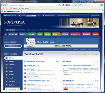 Towey WebSurfer screenshot